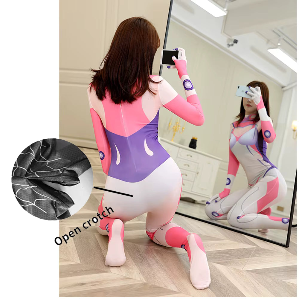 Women's Zentai Bodysuit Cosplay Jumpsuit 9