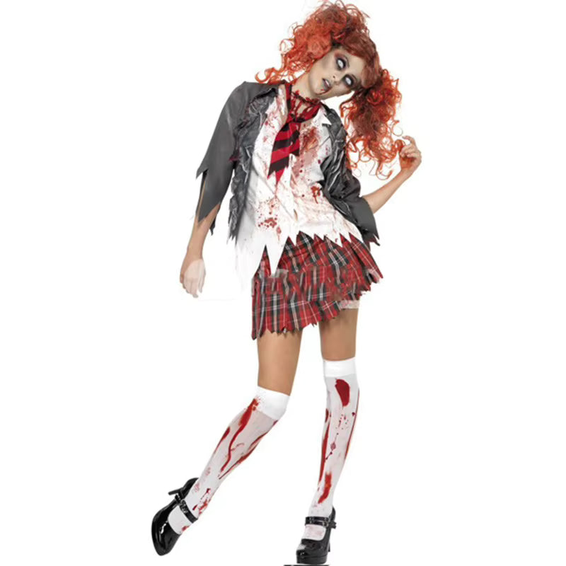 Women's Zombie Costume Dress for Halloween Parties 1