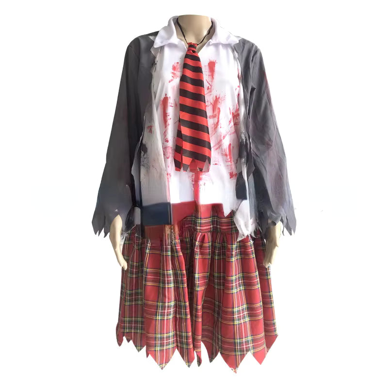Women's Zombie Costume Dress for Halloween Parties 3