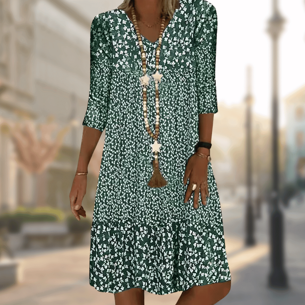 Women's A-line Dress Elegant Cotton Blend for Party Dress and Summer Wear