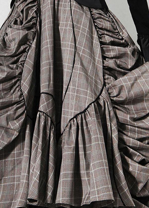 Women's A-line Skirt with Asymmetric Design