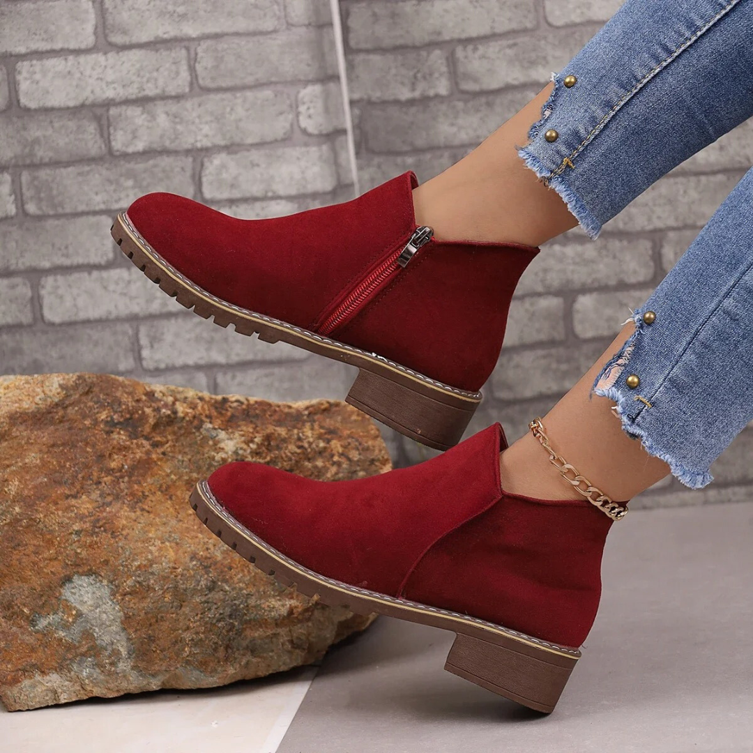 Women's Ankle Boots Suede Style