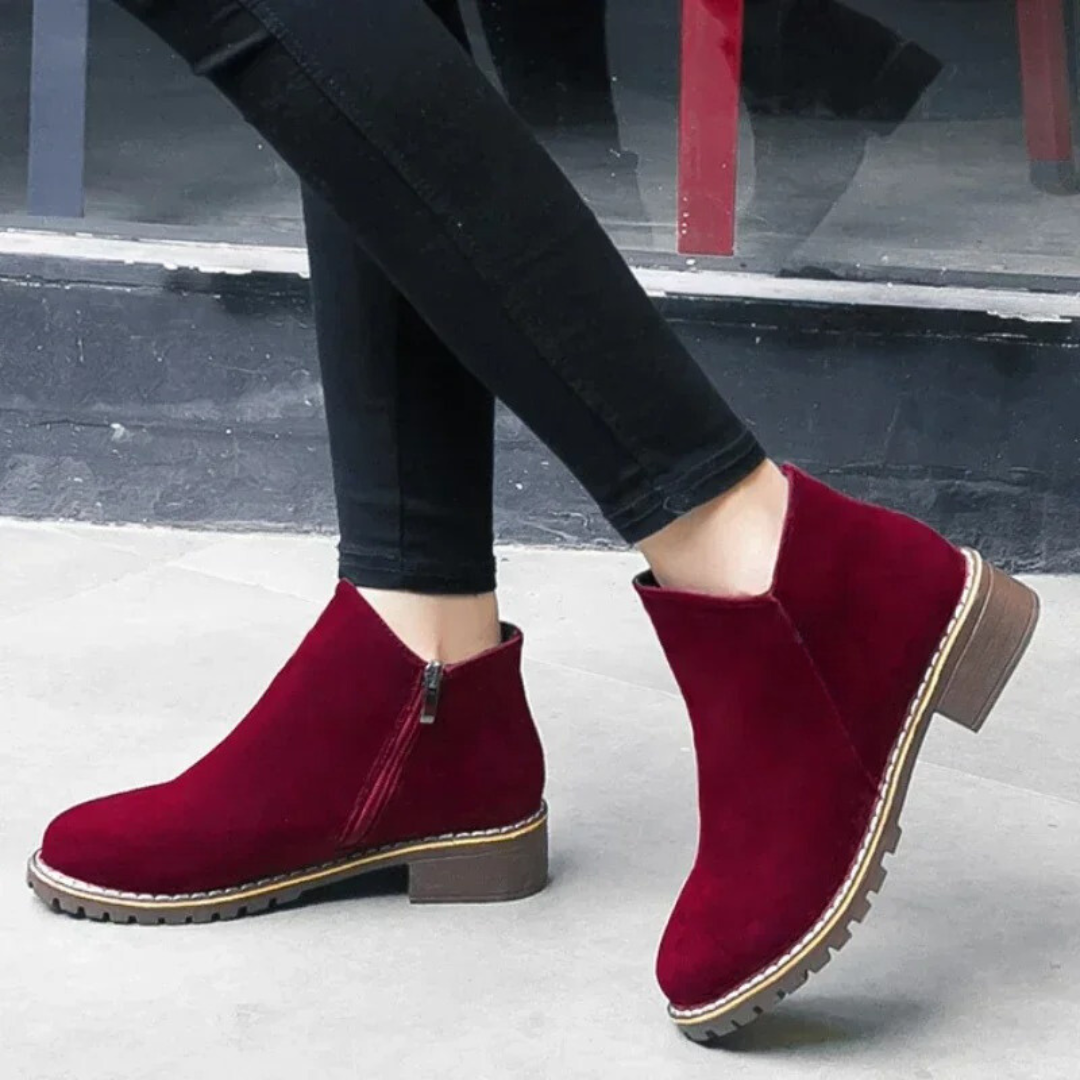 Women's Ankle Boots Suede Style