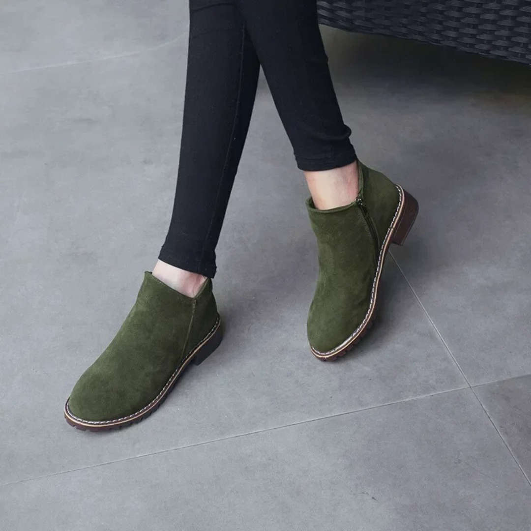 Women's Ankle Boots Suede Style