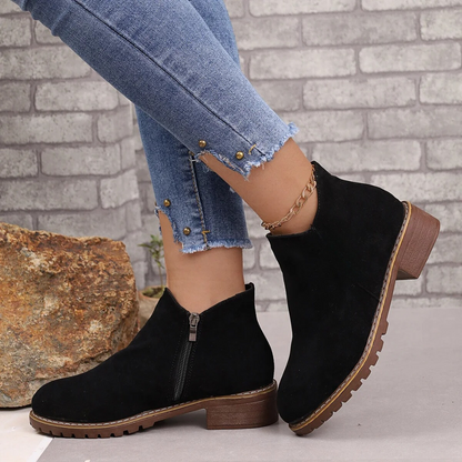 Women's Ankle Boots Suede Style