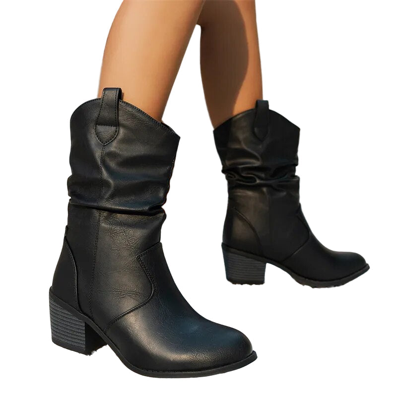 Women's Ankle Boots Western Style