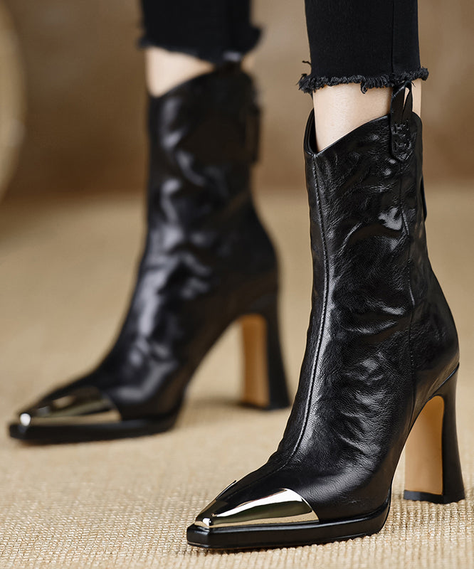 Women's Ankle Boots with Chunky Heel