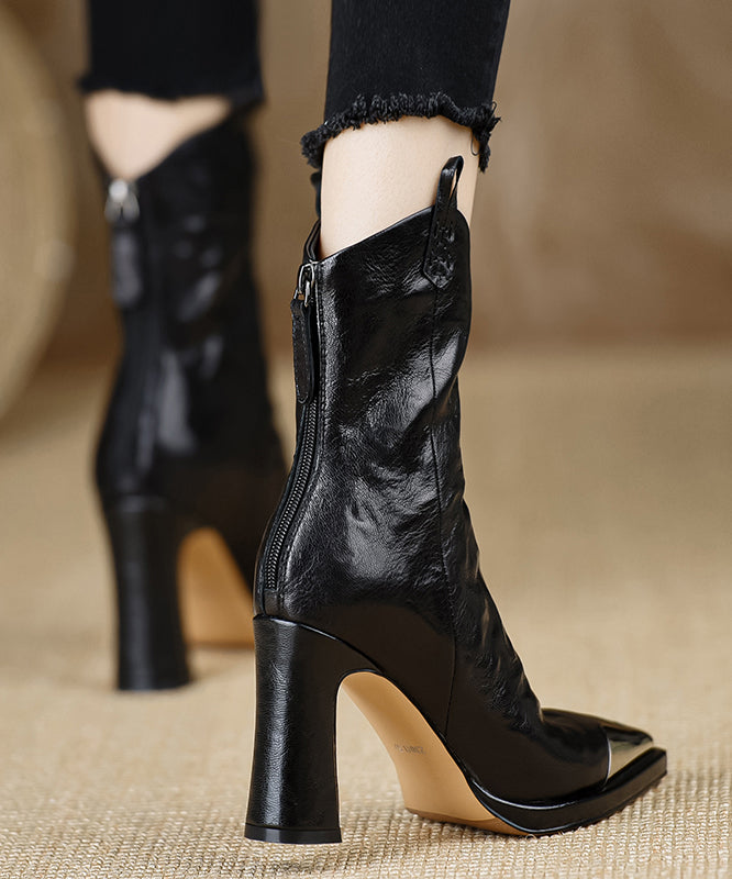 Women's Ankle Boots with Chunky Heel