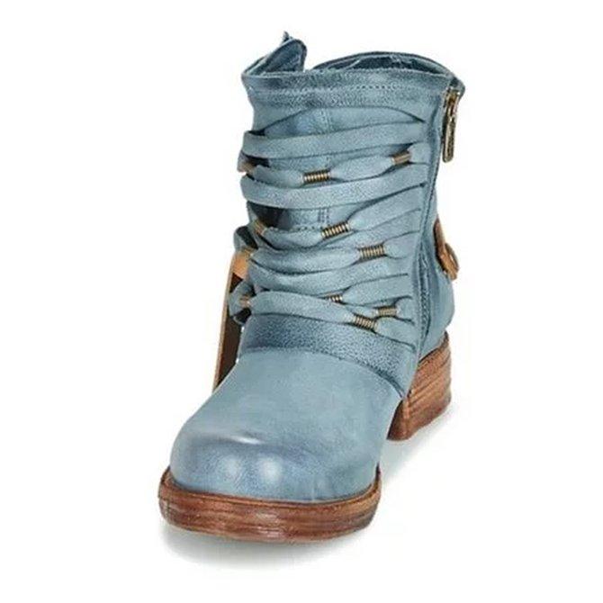 Women's Ankle Shoes Elegant Style High Quality Synthetic Material