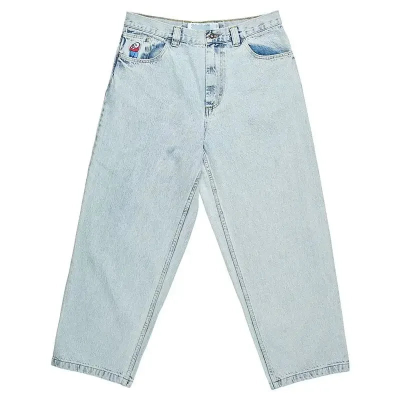 Women's Baggy Jeans Wide Denim Casual Fit