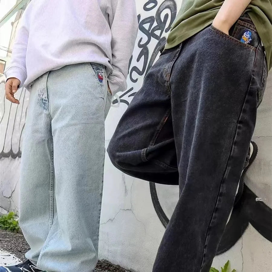 Women's Baggy Jeans Wide Denim Casual Fit