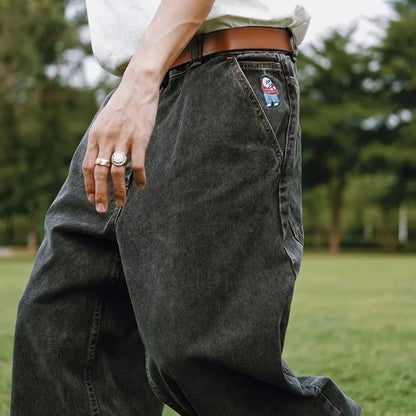 Women's Baggy Jeans Wide Denim Casual Fit
