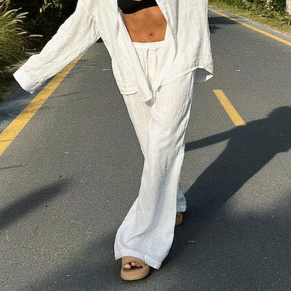 Women's Baggy Pants High Waist Casual Streetwear
