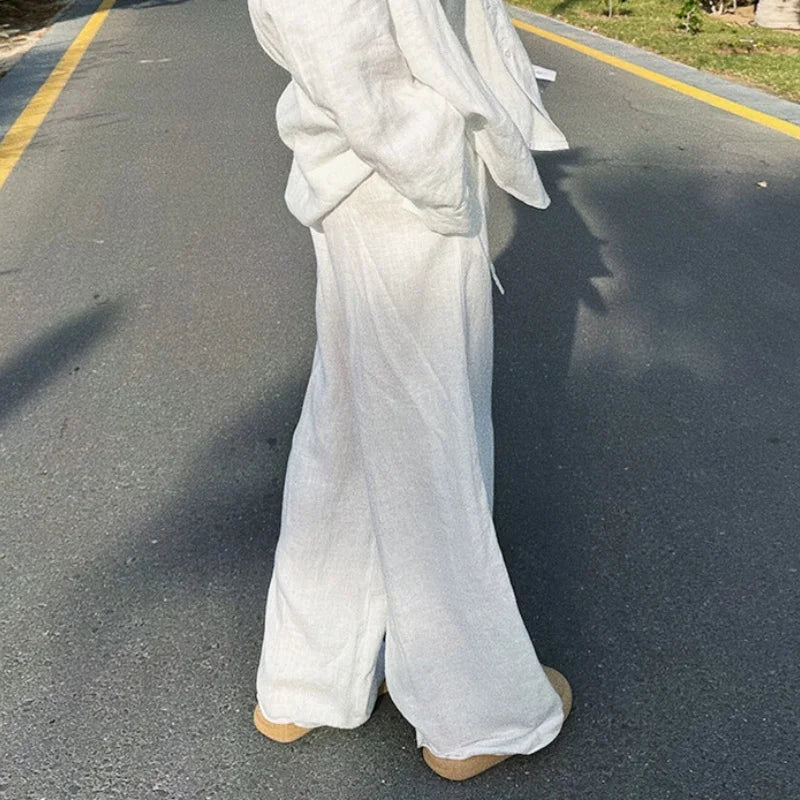 Women's Baggy Pants High Waist Casual Streetwear