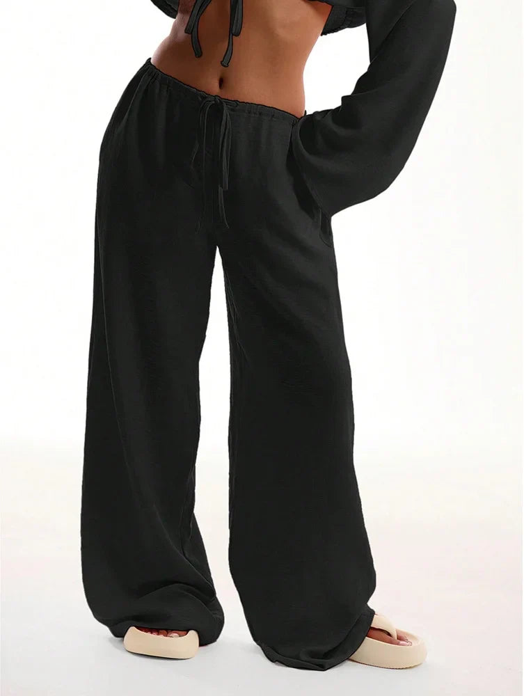 Women's Baggy Pants High Waist Casual Streetwear