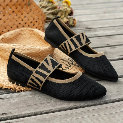 Women's Ballerina Shoes Casual High-quality Fabrics Flexible Fit