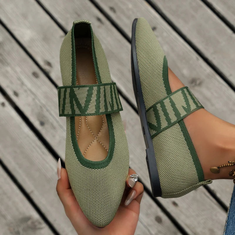 Women's Ballerina Shoes Casual High-quality Fabrics Flexible Fit