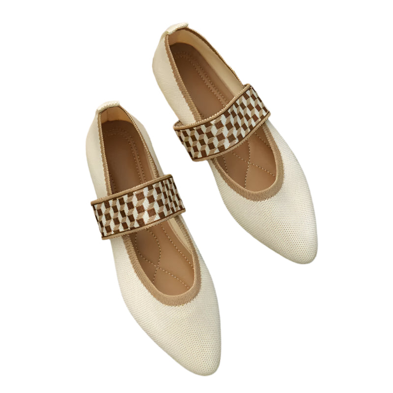Women's Ballerina Shoes Casual High-quality Fabrics Flexible Fit