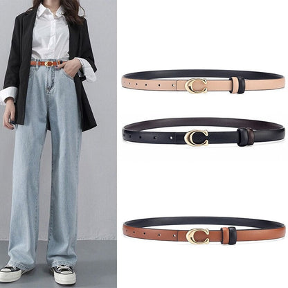 Women's Belt with Removable C-Buckle