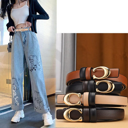 Women's Belt with Removable C-Buckle