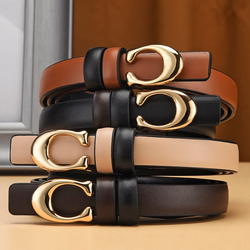 Women's Belt with Removable C-Buckle