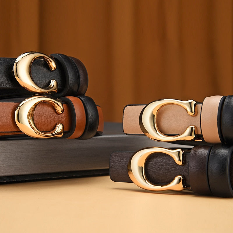 Women's Belt with Removable C-Buckle