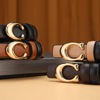 Women's Belt with Removable C-Buckle