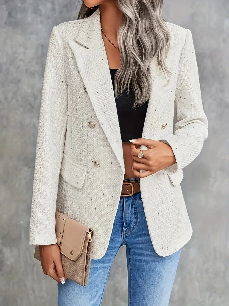 Women's Blazer Elegant Cut of Tweed