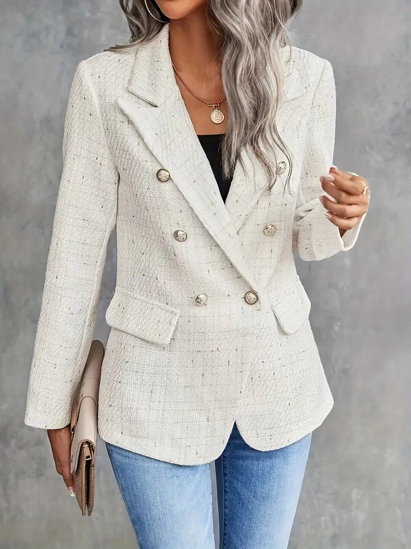 Women's Blazer Elegant Cut of Tweed