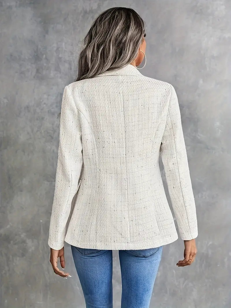Women's Blazer Elegant Cut of Tweed