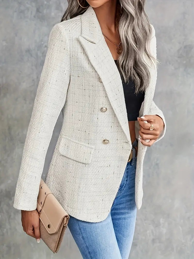 Women's Blazer Elegant Cut of Tweed
