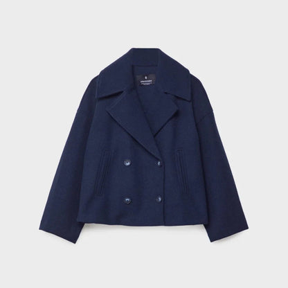 Women's Blazer Short Fit With Double Row Of Buttons