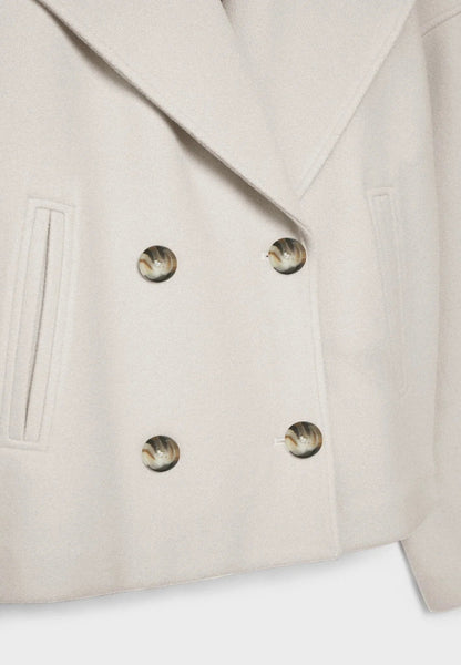 Women's Blazer Short Fit With Double Row Of Buttons