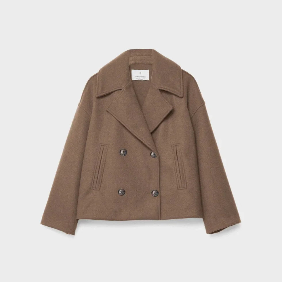 Women's Blazer Short Fit With Double Row Of Buttons