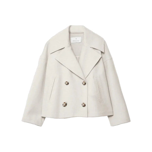 Women's Blazer Short Fit With Double Row Of Buttons