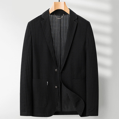 Women's Blazer Waffle Knit Luxe Viscose