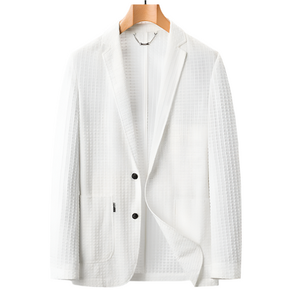Women's Blazer Waffle Knit Luxe Viscose