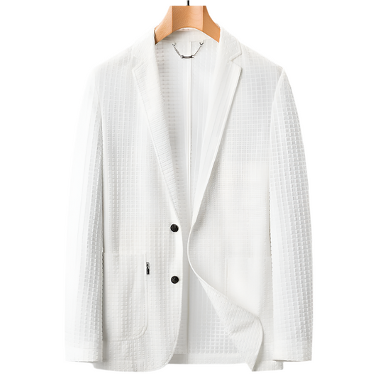 Women's Blazer Waffle Knit Luxe Viscose