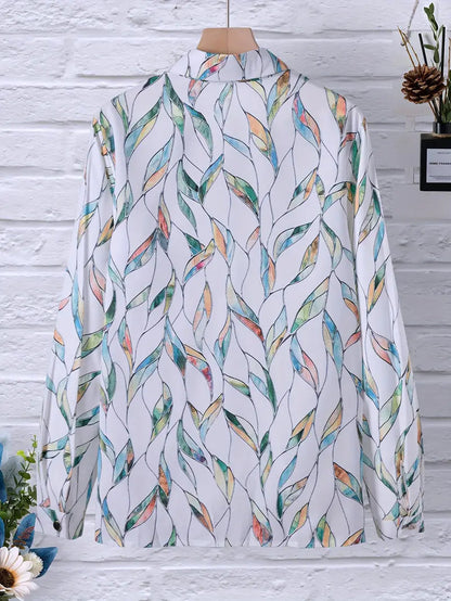 Women's Blouse Casual Breathable Material Unique Pattern