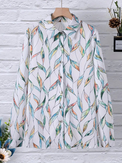 Women's Blouse Casual Breathable Material Unique Pattern