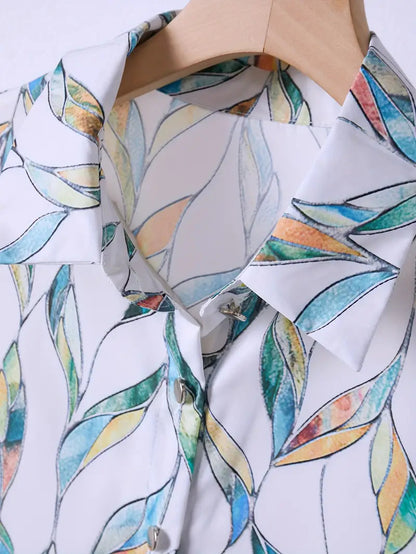 Women's Blouse Casual Breathable Material Unique Pattern