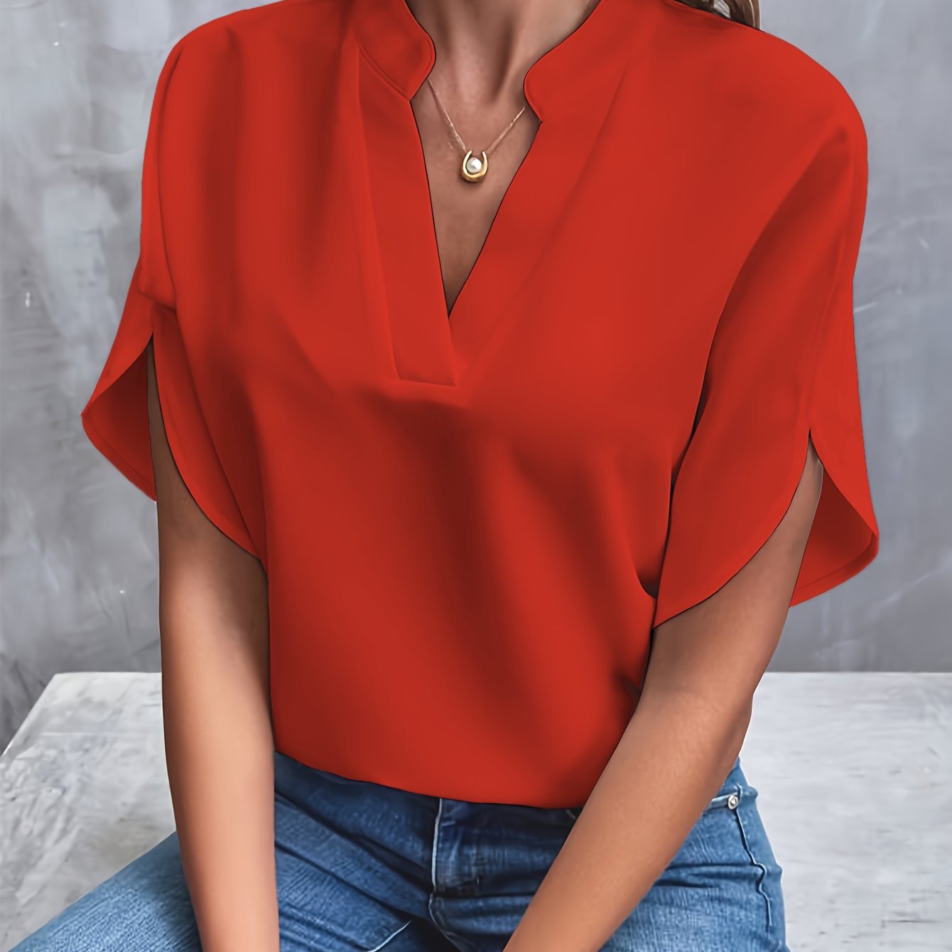 Women's Blouse Casual Chic Viscose Polyester