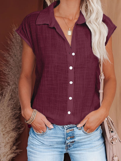 Women's Blouse Elegant Style Cotton