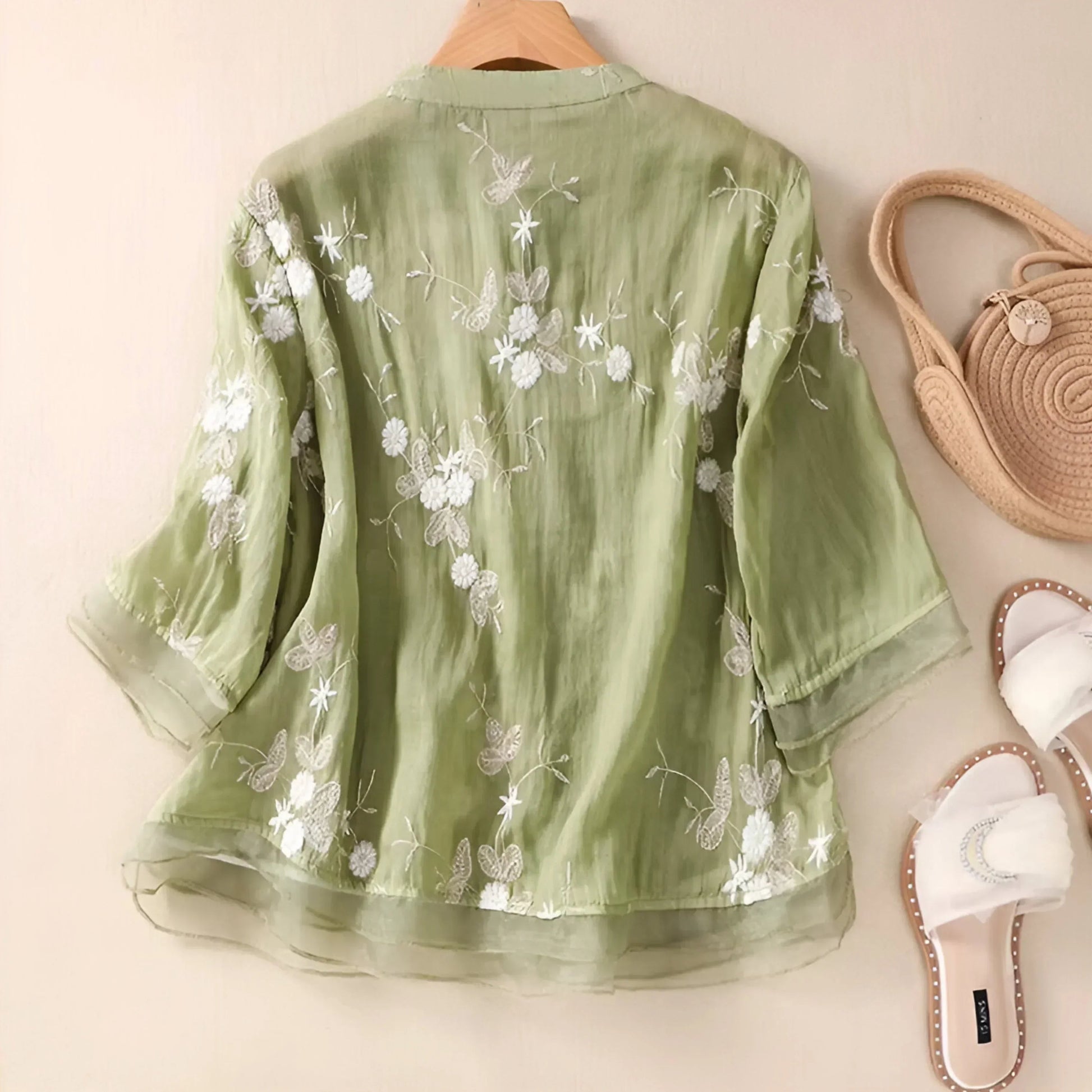 Women's Blouse Lightweight Cotton Elegant Style