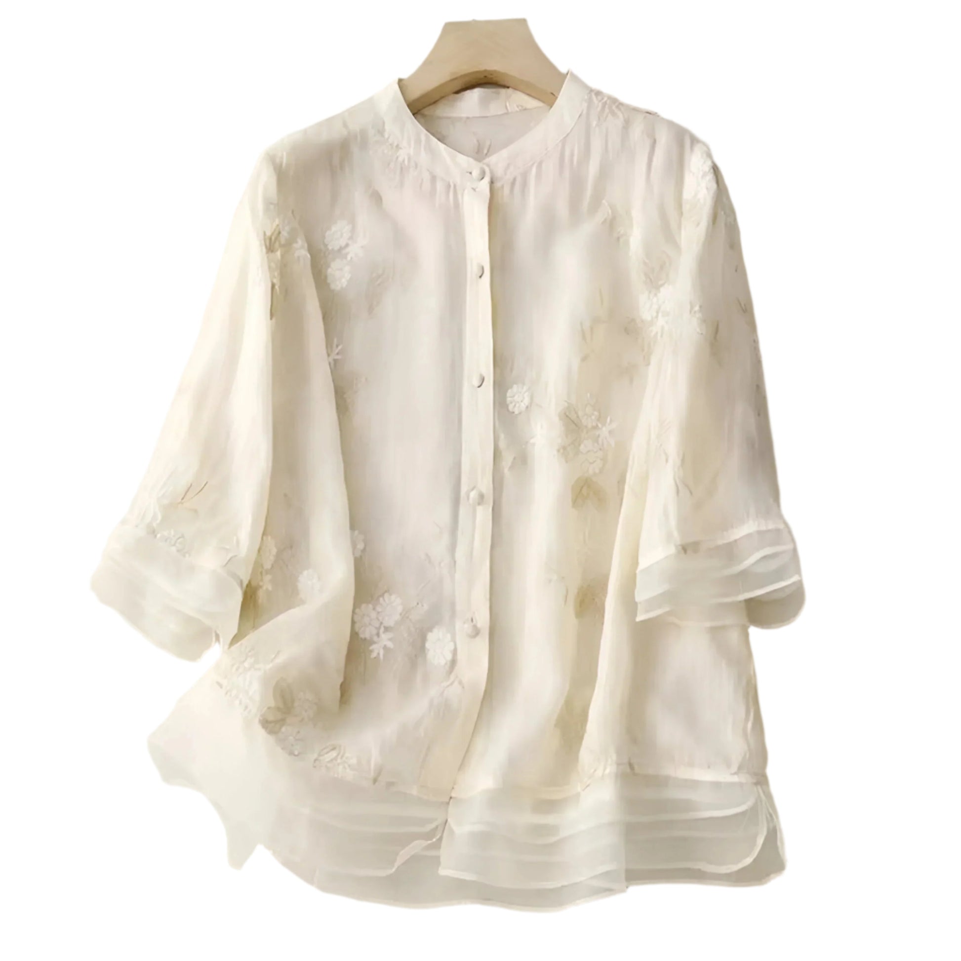 Women's Blouse Lightweight Cotton Elegant Style