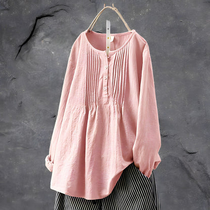Women's Blouse Loose Fit Handmade High Quality Fabrics