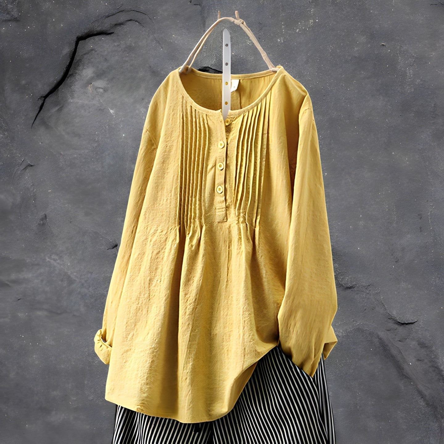 Women's Blouse Loose Fit Handmade High Quality Fabrics