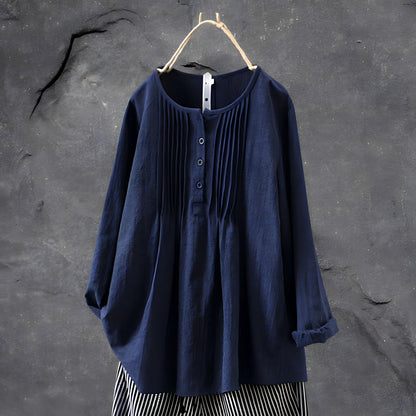 Women's Blouse Loose Fit Handmade High Quality Fabrics