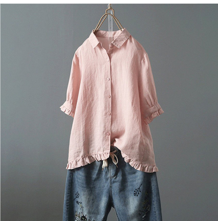 Women's Blouse Modern Style Breathable Material
