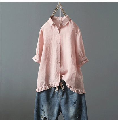 Women's Blouse Modern Style Breathable Material